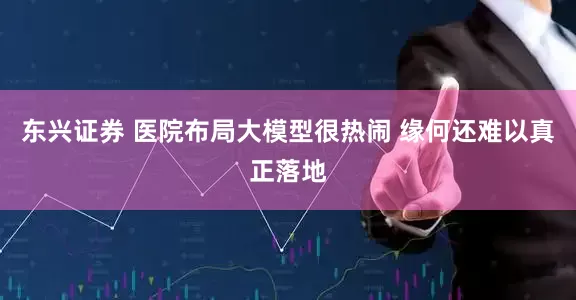 东兴证券 医院布局大模型很热闹 缘何还难以真正落地