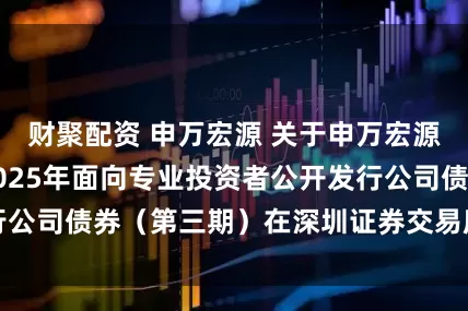 财聚配资 申万宏源 关于申万宏源证券有限公司2025年面向专业投资者公开发行公司债券(第三期)在深圳证券交易所上市的公告